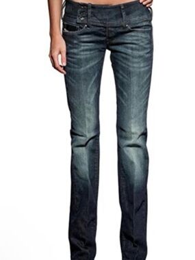 Diesel Women's CHEROCK Dark Blue Bootcut Jeans